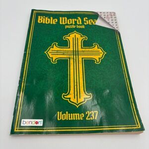 Bendon Bible Word Search Puzzle Book Unisex OS Green Excellent‎ Volume 237
